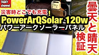 【車中泊】120w！PowerArQパワーアークソーラーパネルをレビュー！オススメ！