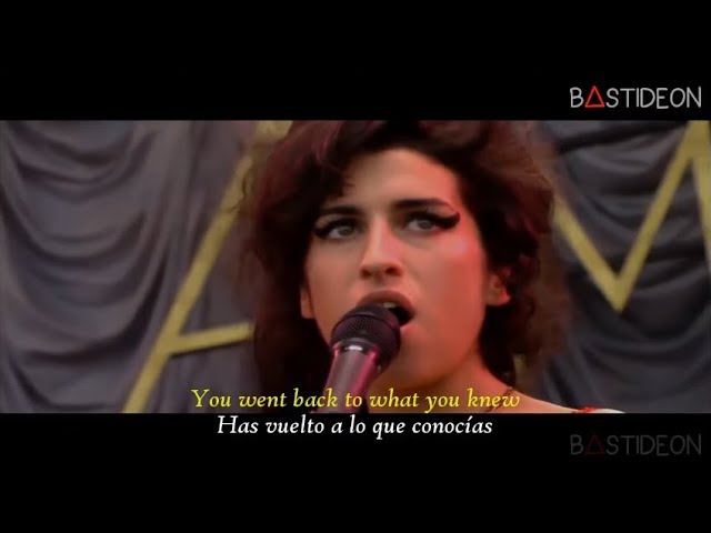 Amy Winehouse - Back To Black (Sub Español + Lyrics) class=