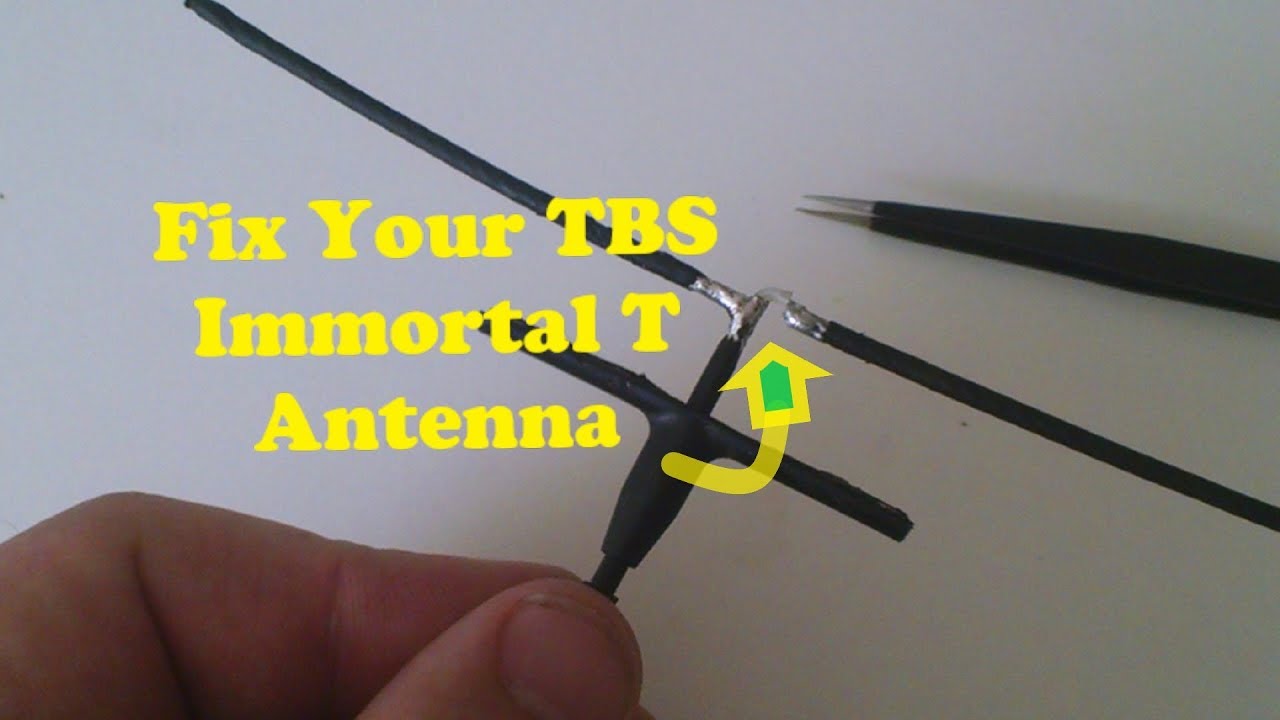 Fix Your TBS Crossfire Immortal T Antenna YouTube