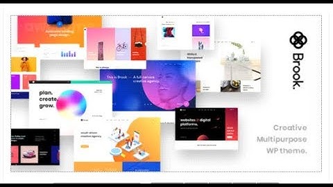 Brook - Creative Multipurpose WordPress Theme | Themeforest Templates
