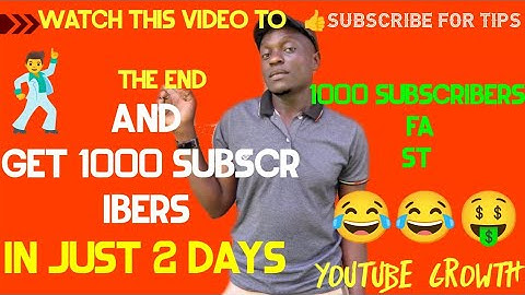 🔥 How to Get 1000 Subscribers in Just 2 Days — FAST & Real Method! 🚀📈