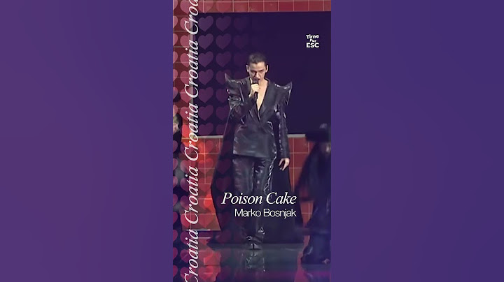 *EUROVISION 2025* Marko Bosnjak - Poison Cake | 🇭🇷 Croatia 🇭🇷 #eurovision #esc2025 #Croatia #shorts