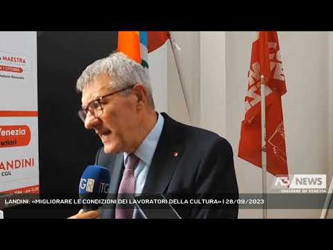 LANDINI: «MIGLIORARE LE CONDIZIONI DEI LAVORATORI DELLA CULTURA» | 28/09/2023