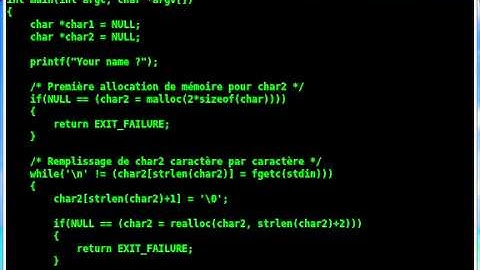 Concaténation en C avec allocation dynamique de mémoire