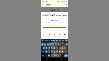 #14 seed NFT Introduction| seed code #seeds #code #crypto #ytshorts