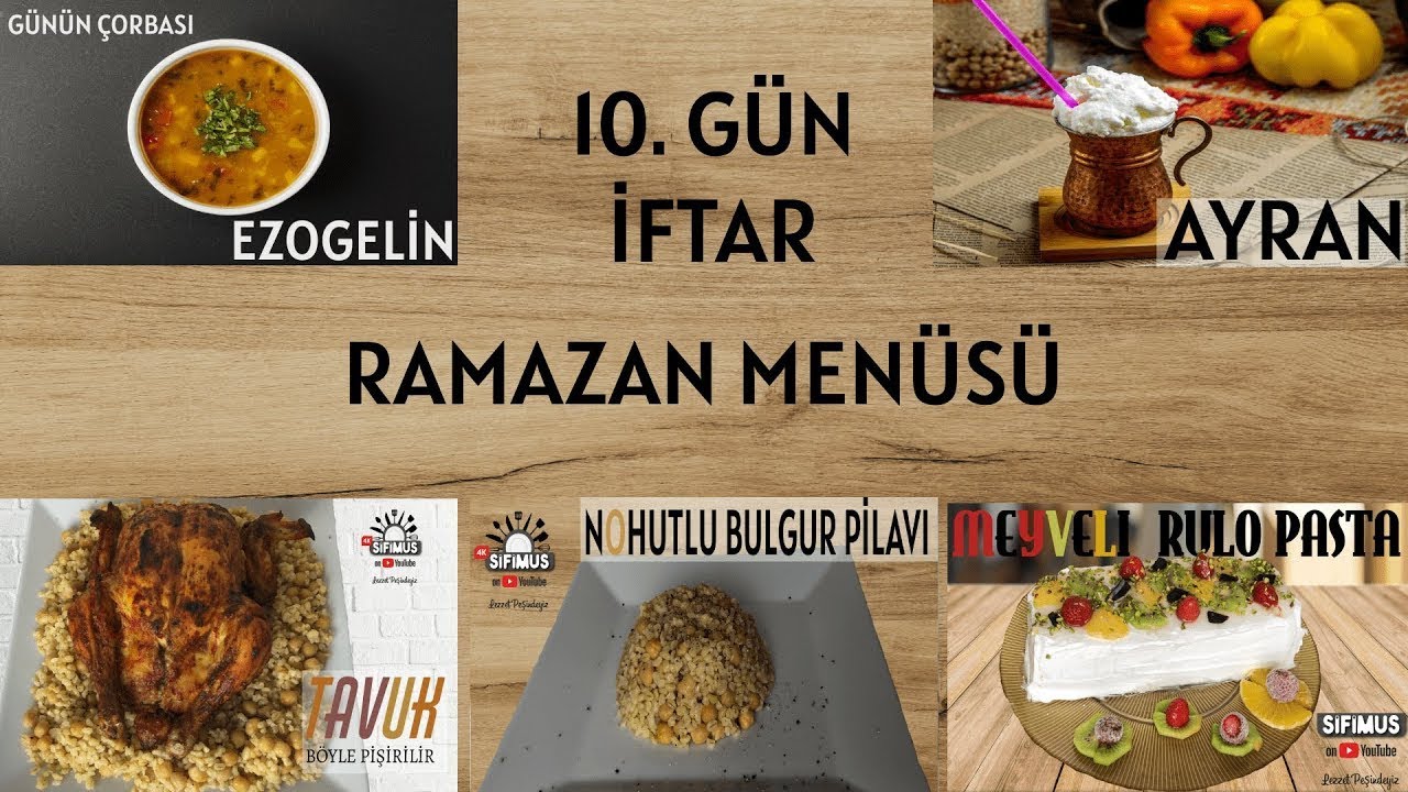 2022 RAMAZAN İFTAR MENÜSÜ ÖNERİSİ  30 günlük ✔ #10 Gün YEMEK TARİFLERİ #shorts