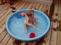 Pudgy in Baby Pool @ Donna's