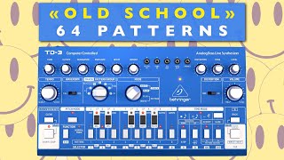 Behringer TD-3, TD-3-MO, MIDI: 303 Old School Patterns. Acid