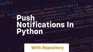 Push notifications in python