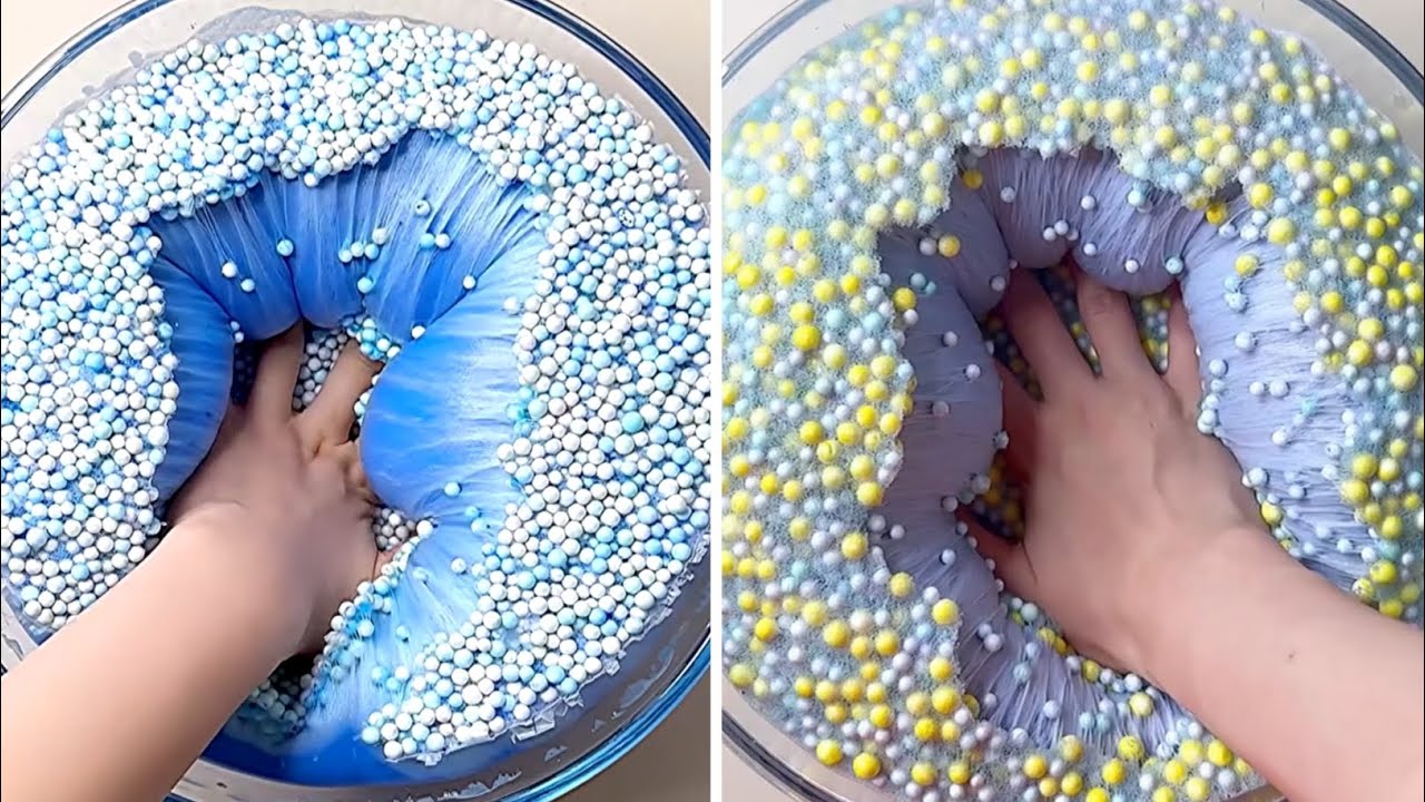 Slow Slime Most Relaxing and Satisfying Slime Videos #514 //Fast Version // SLM ...