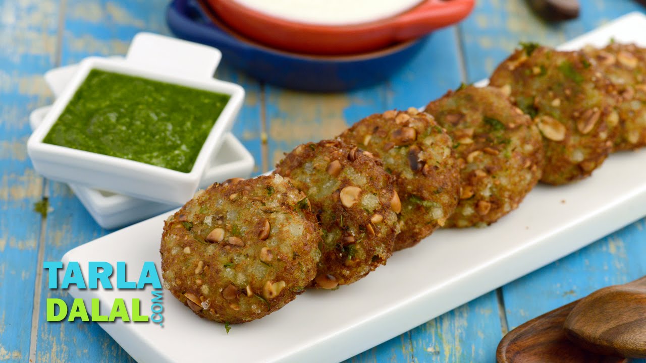 Sabudana Vada (Mumbai Roadside Snack) by Tarla Dalal