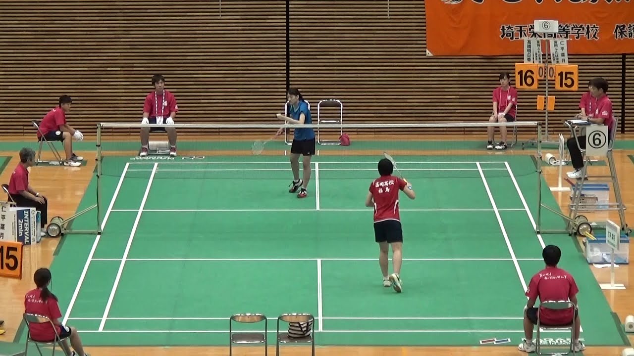 16年ih バドミントン 女子 シングルス 決勝 高橋明日香 富岡ふたば未来 Vs 仁平菜月 富岡ふたば未来 Youtube
