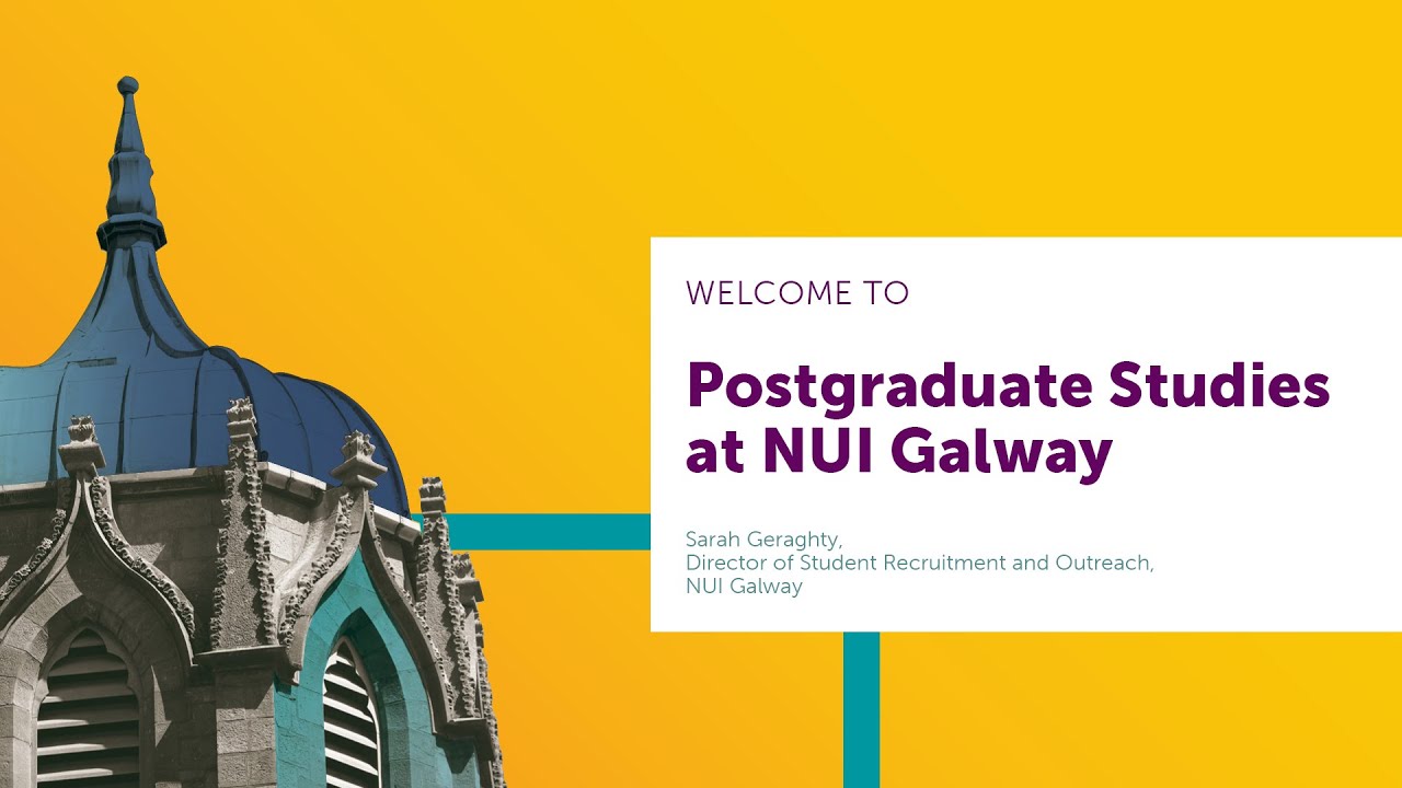 Postgraduate Studies at NUI Galway