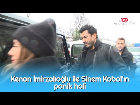 Kenan İmirzalıoğlu ile Sinem Kobal'ın panik hali