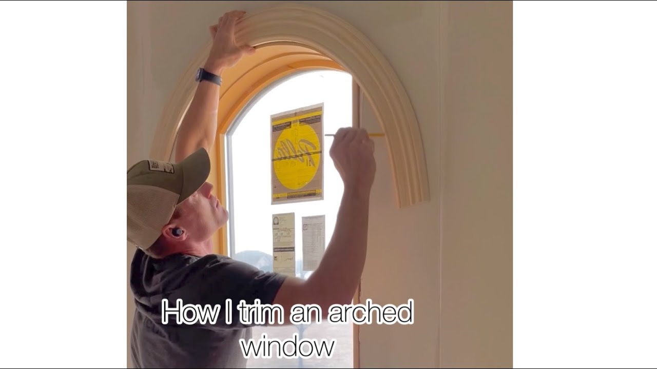 How I trim an arched window YouTube