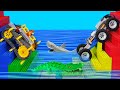 Testing top 5 lego car vs stair and slope challenge