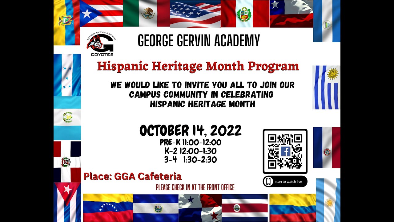 GGA 2022 Hispanic Heritage Month Program 3 - YouTube