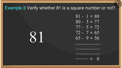 Square Numbers &their patterns: Part- 1 | Part 2/3 | English | Class 8