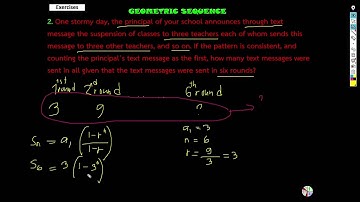 GEOMETRIC SEQUENCE