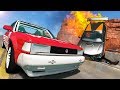 Downhill Racing with AI is a Mistake! - BeamNG Gameplay & Crashes - Jumps & Stunts