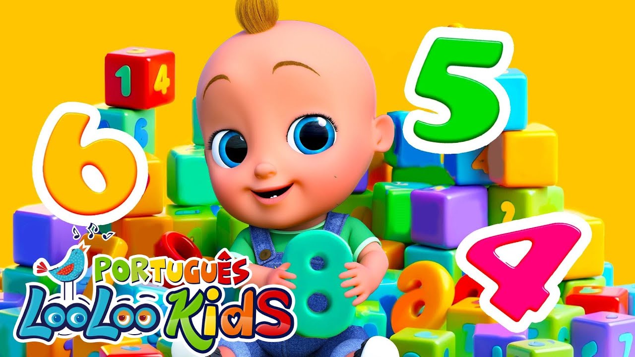 Infantis Músicas em Português - 1 2 3 Aprendemos a Contar 😁 1 HORA Músicas para Criancas