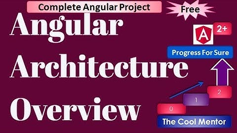 Angular fundamentals| Angular Architecture Overview
