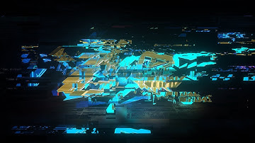 Cyberpunk Glitch Logo