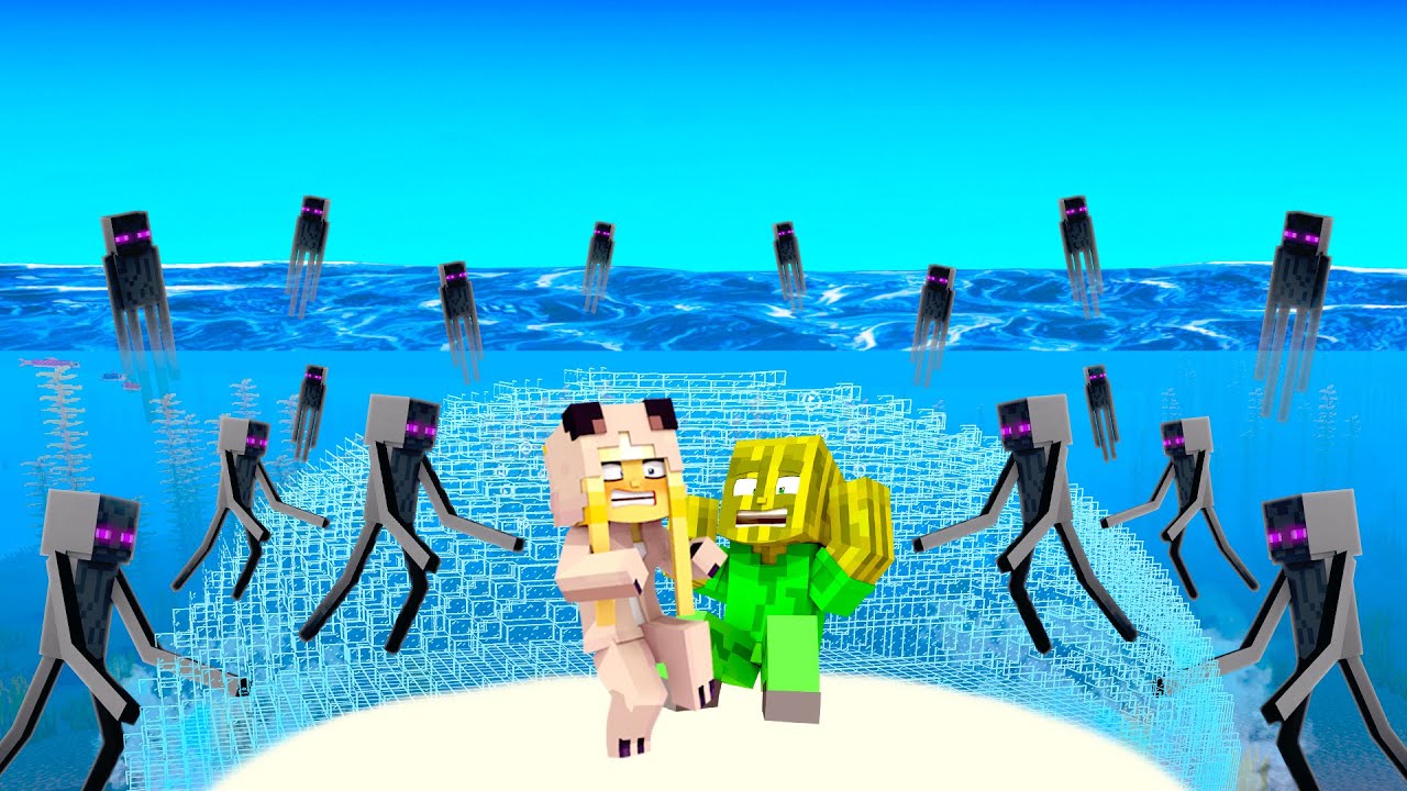 100 ENDERMAN vs. UNTERWASSER BASE! ✿ Minecraft [Deutsch/HD]