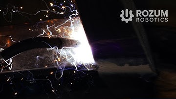 Robot Welder. Welding With Robotic Arm PULSE