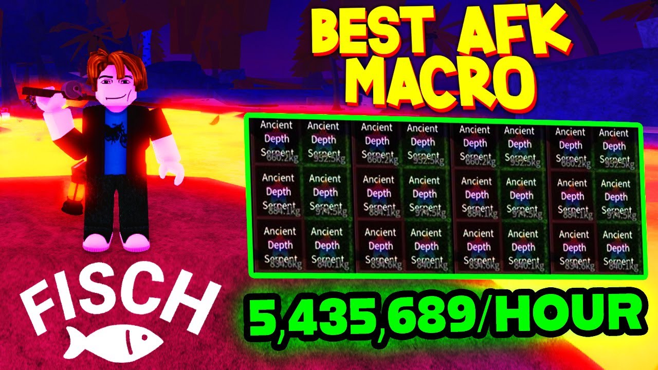 *NEW* FISCH MACRO (BEST AUTO AFK MACRO) in FISCH! How To AFK MACRO in ...