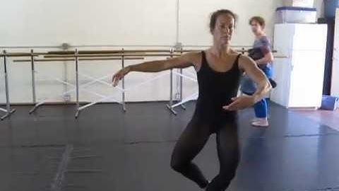 Adult Ballet Class: Glissade, Jeté, Pas de bourreé, Assemblé