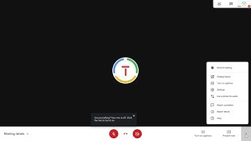 Tiled View in Google Meet