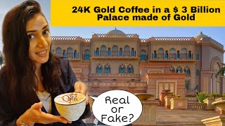 How much is Gold Coffee in $3 Bn Emirates Palace Abu Dhabi/UAE | Emirates Palace Hotel Tour in Hindi