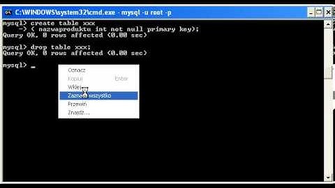 Kurs php i mysql lekcja 17  Tworzenie tabeli