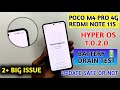 Poco m4 pro 4gredmi note 11s hyper os 1020 battery backup test battery drain problem 