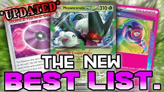 Meowscarda ex is FINALLY SOLVED!!! (The New Best List)