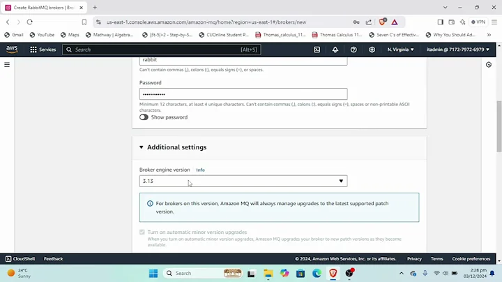Amazon MQ, a managed message broker service