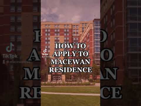 How to Apply to MacEwan Residence