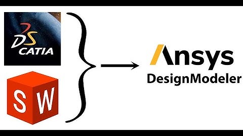 How to import a geometry file into designModeler | Ansys | Catia | SolidWorks | stp | igs |parasolid