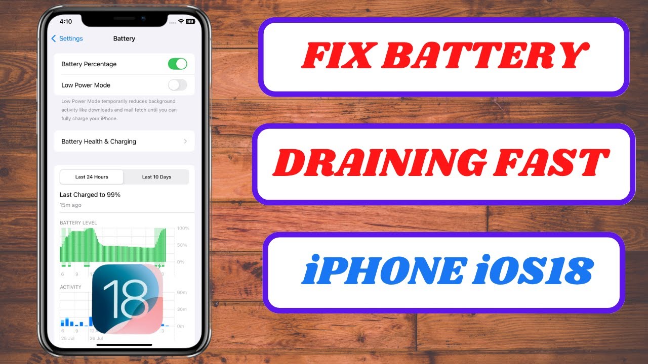 How to Fix Battery Draining Fast on iPhone iOS 18 (Top 10 Easy Fixes)