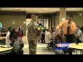 Military father surprises 3 Hardin County Students at school after year tour