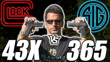 Glock 43x vs Sig P365