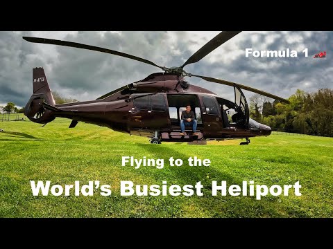 Helicopter to the Formula 1 - Inside the Cockpit flying into the Worlds Busiest Heliport