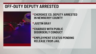 Off-duty Upstate deputy arrested in Newberry County