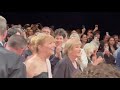 Thierry Fremaux leads Valeska Grisebach to seats for The Dreamed Adventure at Cannes
