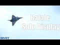 Rafale Amazing Solo Airshow Satuday - Complete - Kauhava 2020