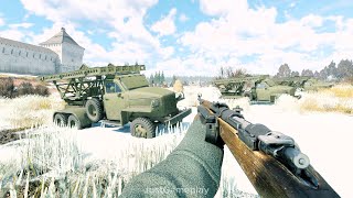 Enlisted Gameplay: Wehrmacht - Vysokovo Village - Battle For Moscow | No Commentary