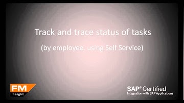 FM Insight SAP Notifications and Work orders - impression