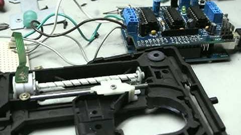 CD ROM Stepper Motor, Adafruit Motor Shield and Arduino