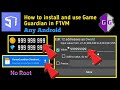 How to Install &amp; Use Game Guardian in F1VM | No Root 